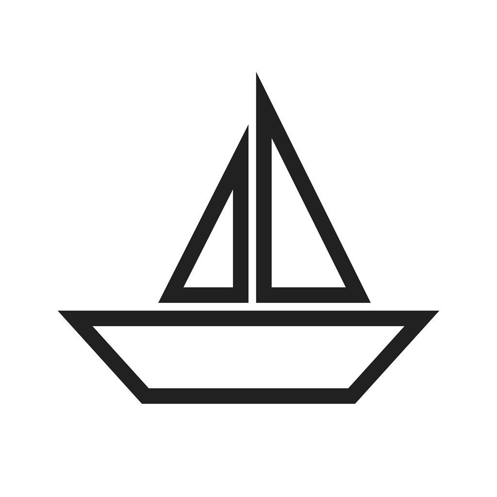 1024x1024 Boat Line Icon