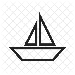 256x256 Boat Icon Of Line Style