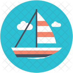 256x256 Boat Icon Of Flat Style