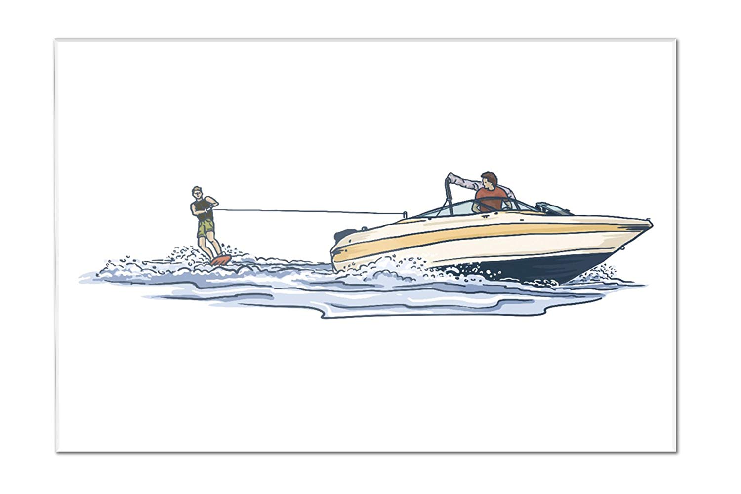 1500x1000 Wakeboarder With Boat Icon