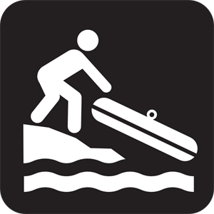 300x300 Hand Launch Small Boat Launch Black Png, Clip Art For Web