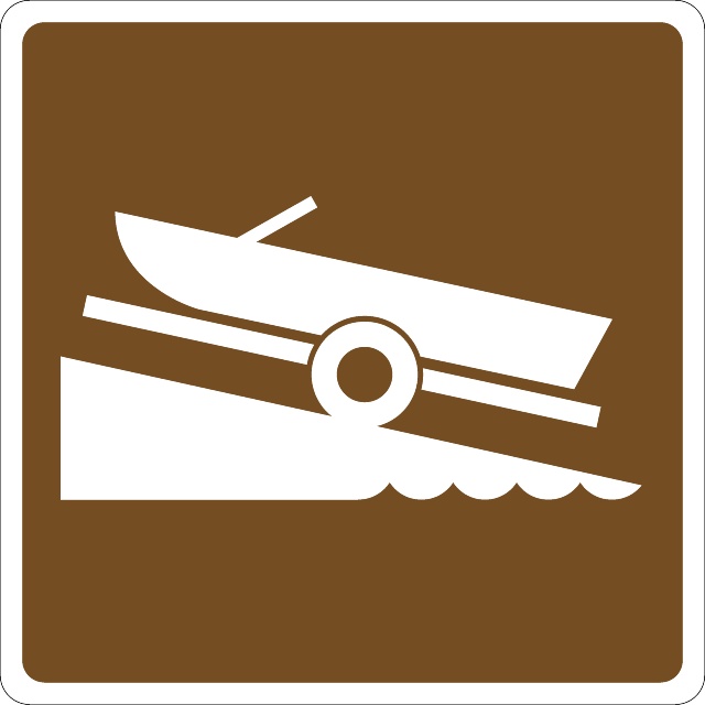 640x640 Boat Launch Road Signa