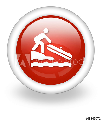 424x500 Light Red Icon Hand Launch Small Boat Launch