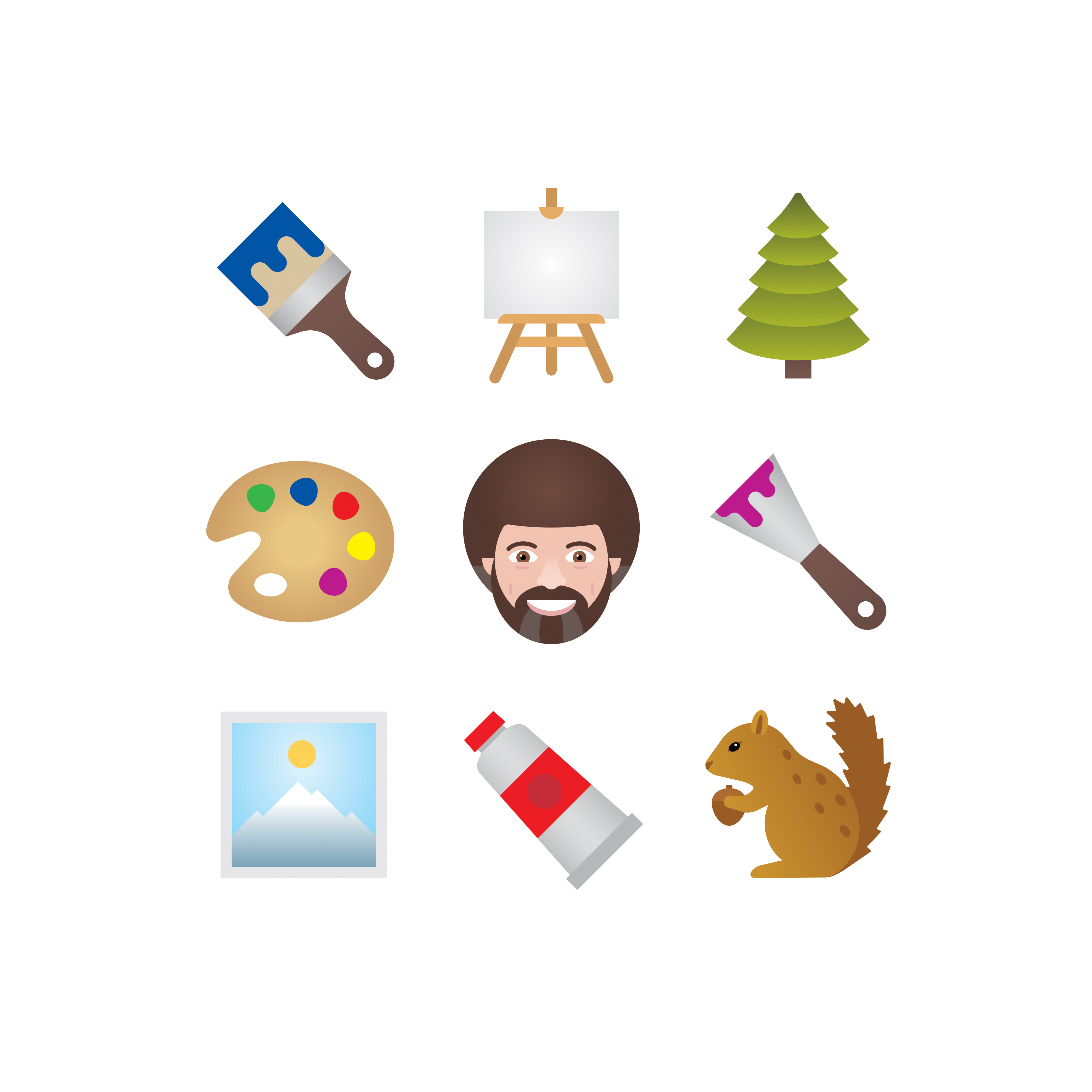 Bob Ross Icon at Vectorified.com | Collection of Bob Ross Icon free for ...