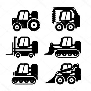 300x300 Bobcat Machine Icon Simple Style Image Hoodamathrun