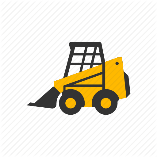 512x512 Bobcat, Construction, Digging, Dirt, Loader, Small, Wheel Icon