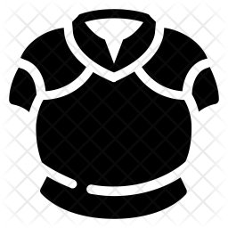 256x256 Body Armor Icon Of Glyph Style
