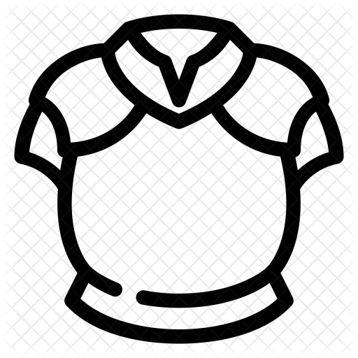 512x512 Body Armor Icon Of Line Style