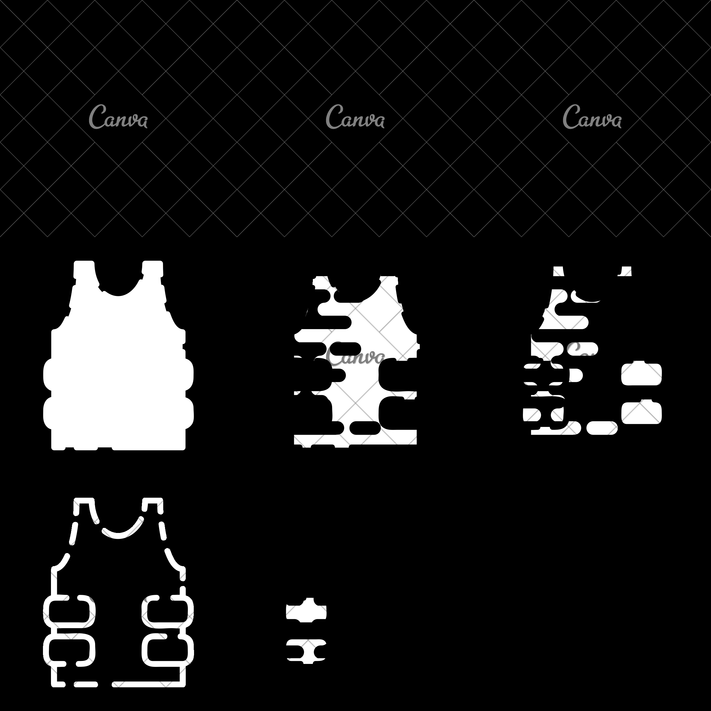 2400x2400 Bulletproof Vest, Body Armor Line Icon, Outline Vector Sign