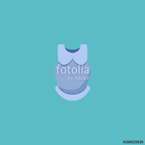500x500 Icon Flat Body Armor Element Illustration Of Icon Flat