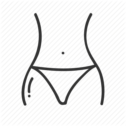 512x512 Body, Doodle, Fitness, Hand Drawn, Health, Shape, Woman Icon