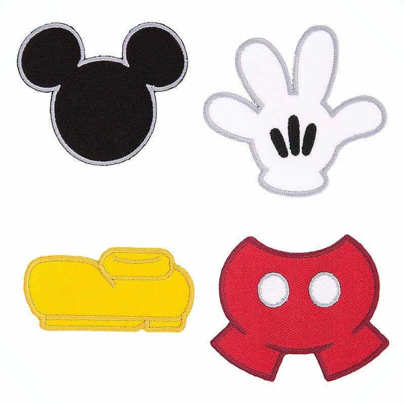 800x800 Disney Parks Mickey Mouse Body Parts Glove Shorts Icon Shoe Patch