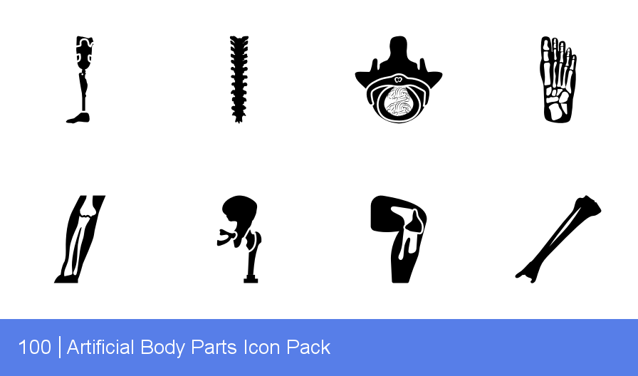 896x528 Download Artificial Body Parts Icon Pack