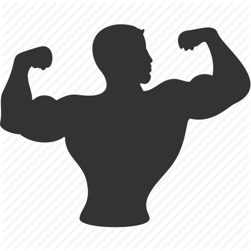 512x512 Bodybuilding, Fitness, Man, Muscle, Sports Icon