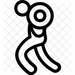 256x256 Bodybuilding Icon Of Line Style