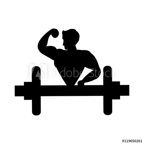 500x500 Man Muscle Weight Lifting Healthy Lifestyle Fitness Gym