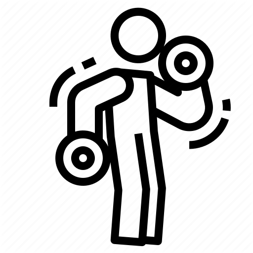 512x512 Bodybuilder, Bodybuilding, Fitness, Gym Icon