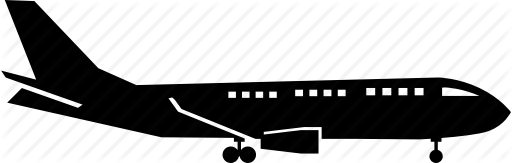 512x163 Aeroplane, Airbus, Airplane, Boeing, Plane Icon