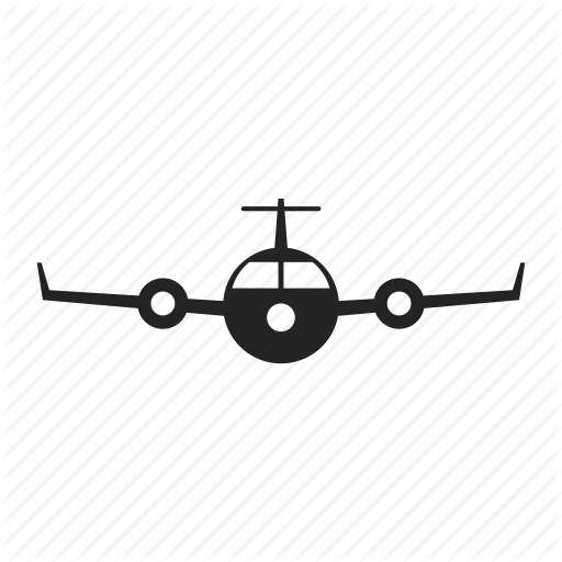 512x512 Airbus, Boeing, Flight, Front View, Plane, Transportation Icon