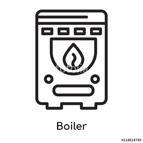 Boiler Icon Vector Sign And Symbol Isolated On White Background 500x500 Boiler Icon Vector Sign And Symbol Isolated On White Background