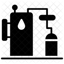 Industrial Boiler Icon Of Glyph Style 256x256 Industrial Boiler Icon Of Glyph Style