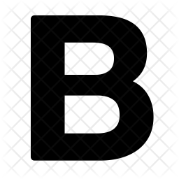 256x256 Bold Icon Of Glyph Style