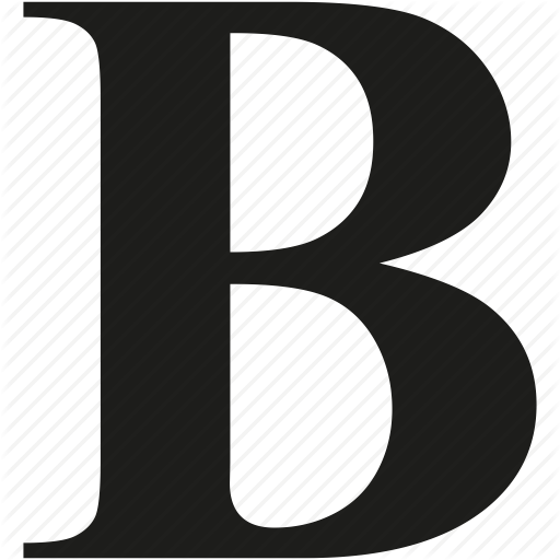 512x512 Bold, Text Icon