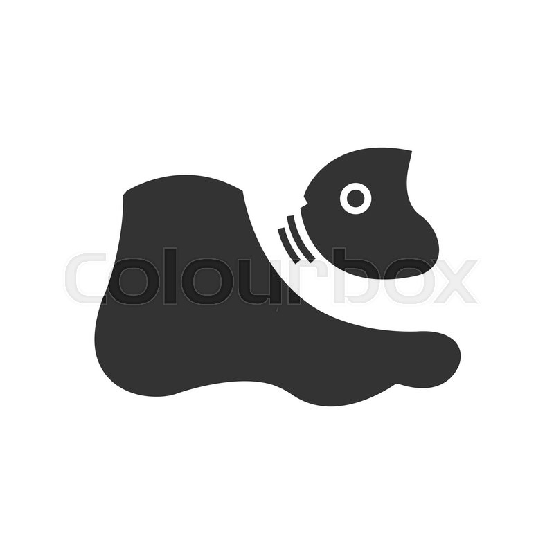 800x800 Bold Icon Fish Spa Feet Icon Stock Vector Colourbox