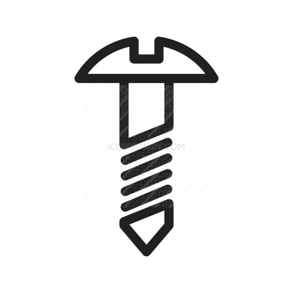 600x600 Bolt Line Icon
