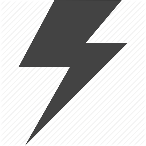 512x512 Bolt, Disconnect Icon