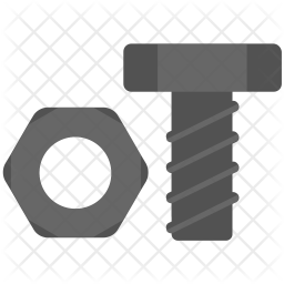 256x256 Nut Bolt Icon Of Flat Style