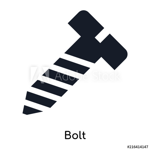 500x500 Bolt Icons Isolated On White Background Modern And Editable Bolt