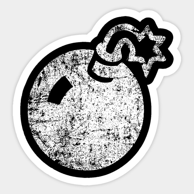630x630 Bomb Icon Distressed