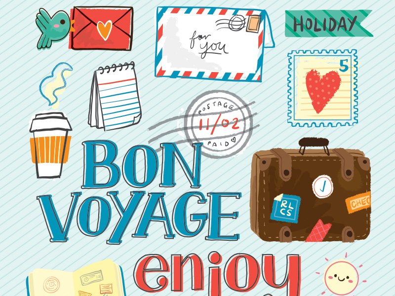 Bon Voyage Icon at Vectorified.com | Collection of Bon Voyage Icon free ...