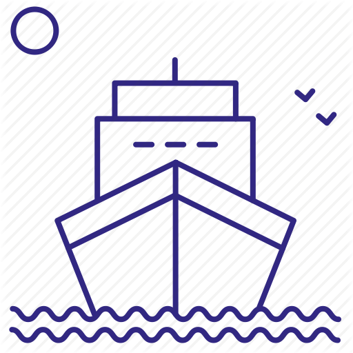 512x512 Boat, Ship, Transport, Turism, Voyage, Water Icon