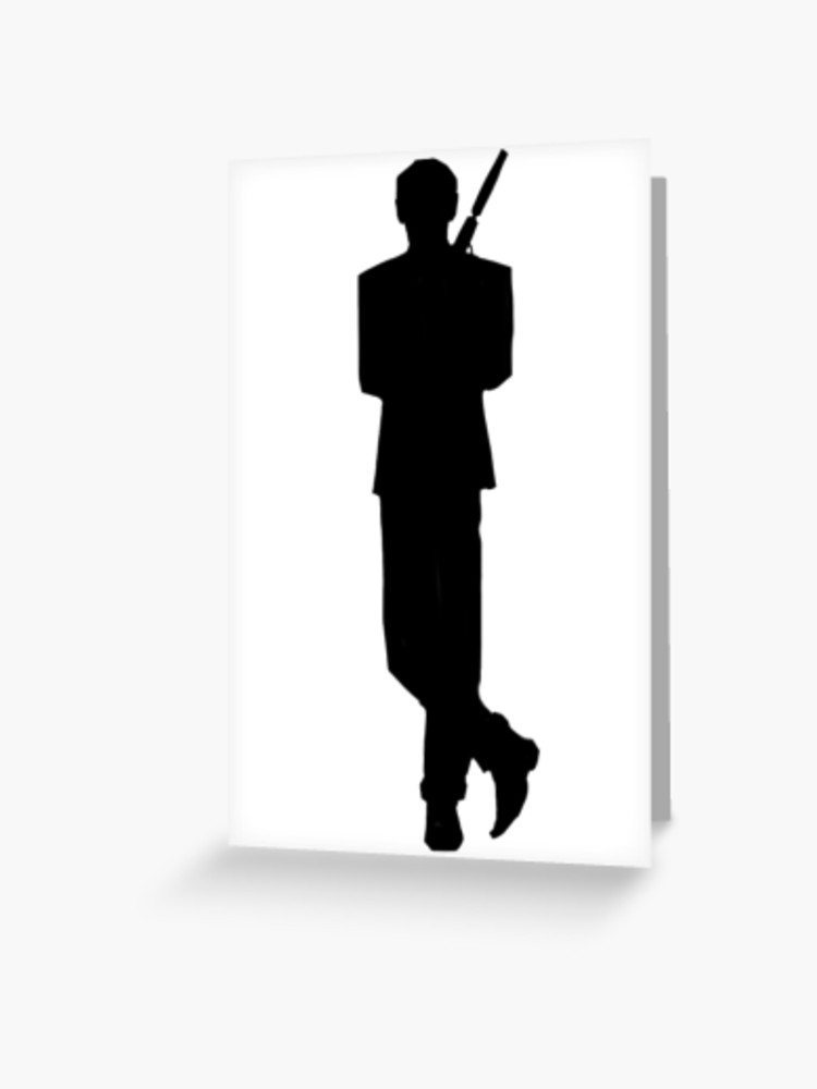Bond Icon Tee Greeting Card 750x1000 Bond Icon Tee Greeting Card