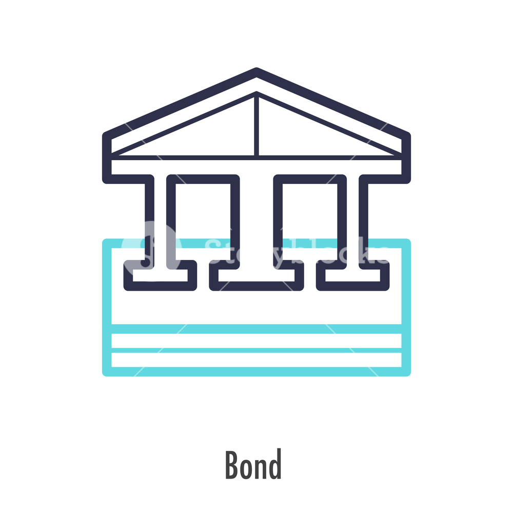 Bond Icon Thin Line Design Vector Symbol Royalty Free Stock Image 1000x991 Bond Icon Thin Line Design Vector Symbol Royalty Free Stock Image