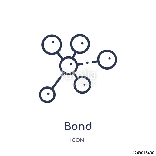 Bond Icon From Science Outline Collection Thin Line Bond Icon 500x500 Bond Icon From Science Outline Collection Thin Line Bond Icon