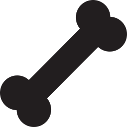 256x256 Bone Icon Glyph