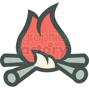 300x300 Bonfire Guy Fawkes Day Vector Icon Image Clipart Royalty Free Gif