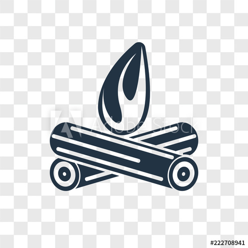 500x500 Bonfire Icons Isolated On Transparent Background Modern