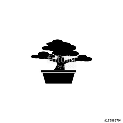 500x500 Bonsai Tree Icon Stock Image And Royalty Free Vector