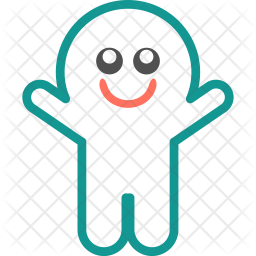 Boo Emoji Icon Of Line Style 256x256 Boo Emoji Icon Of Line Style