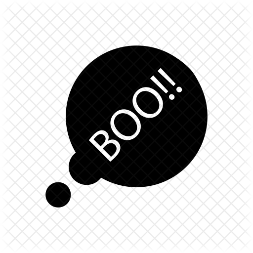 Boo Icon Of Glyph Style 512x512 Boo Icon Of Glyph Style