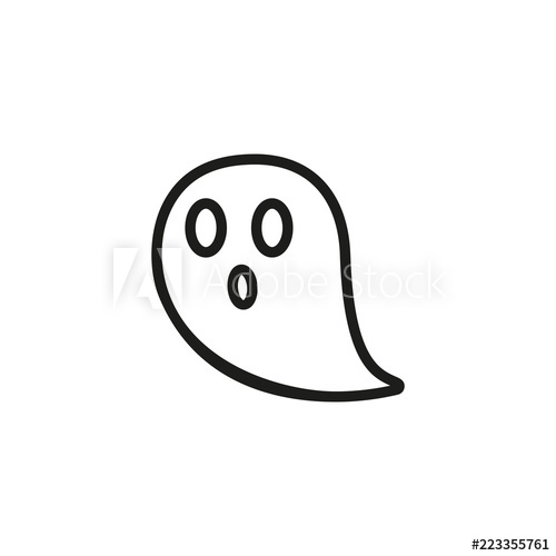 Ghost Making Boo Line Icon Scary, Horror, Frightening Halloween 500x500 Ghost Making Boo Line Icon Scary, Horror, Frightening Halloween