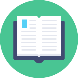 256x256 Open Book Icon Flat