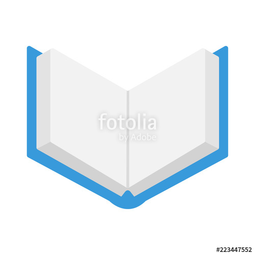 500x500 Open Book Flat Icon Stock Image And Royalty Free Vector