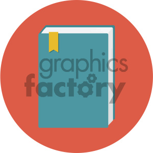 300x300 Book Circle Background Vector Flat Icon Clipart Royalty Free Gif