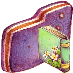 256x256 Book Violet Folder Icon Download Summer Love Icons Iconspedia