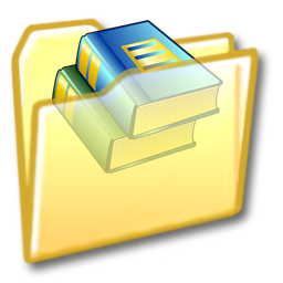 256x256 Windows Books Folder Icon Images